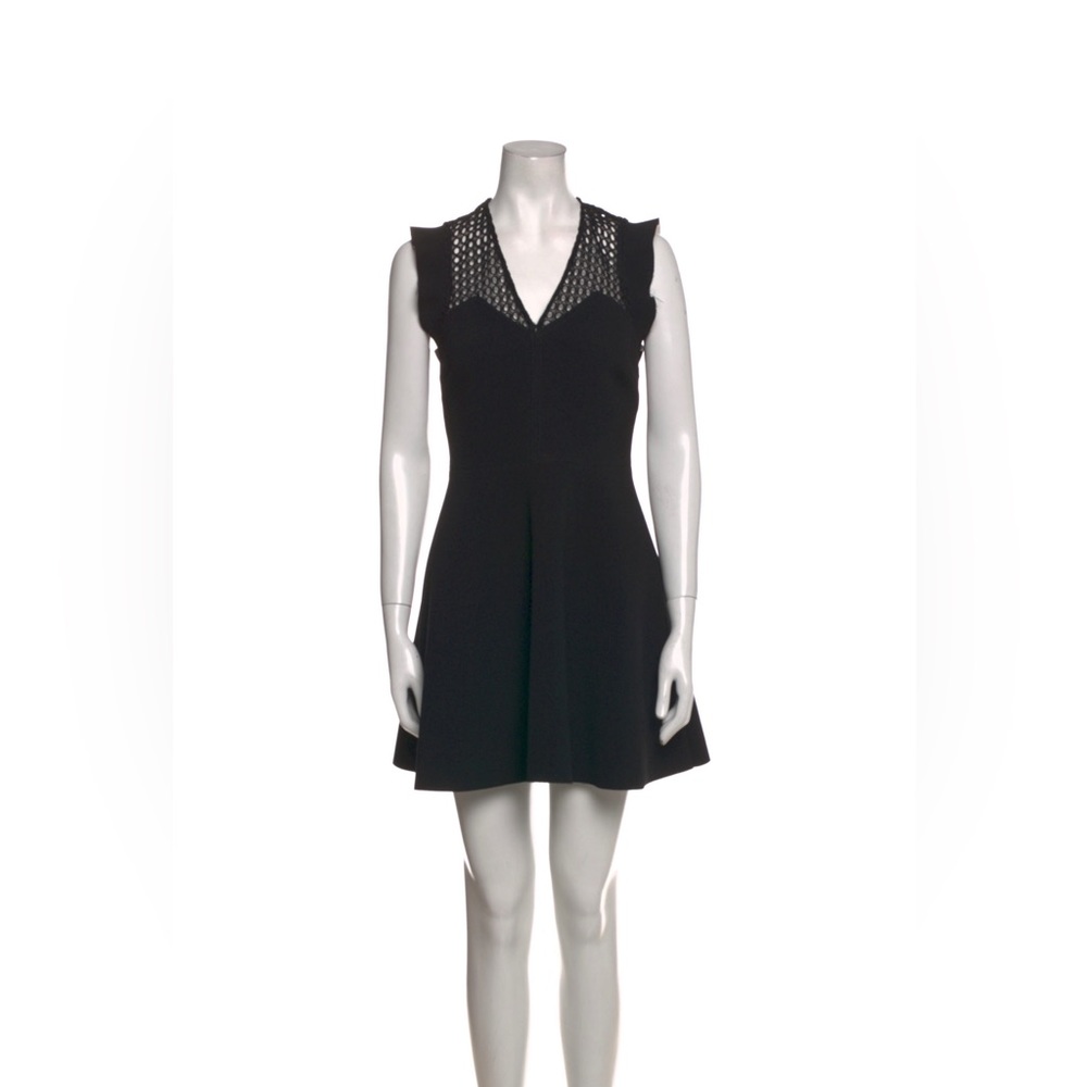 Sandro V-Neck Mini Dress
